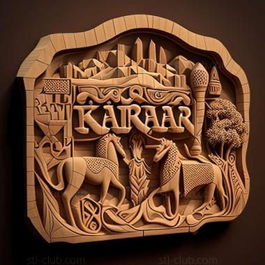 3D мадэль Карак в Иордании (STL)